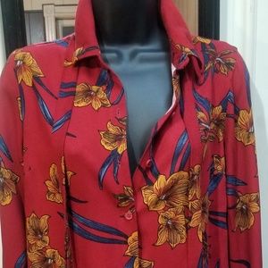 Retro Bow Blouse